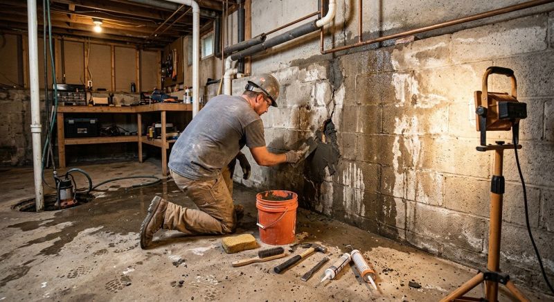 Basement Seepage Repair in Tampa, FL