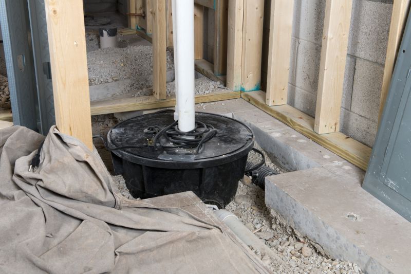 Basement Drainage Installation in Providence, RI