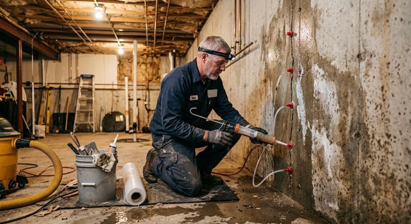 Basement Seepage Repair in Tampa, FL