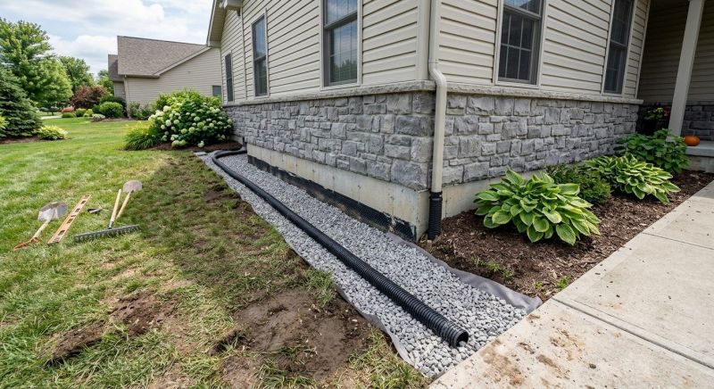 French Drain Installation in Birmingham, AL