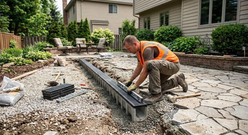 Porch Drainage Installation in Birmingham, AL