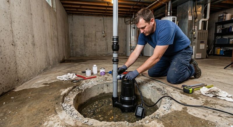Sump Pump Relocation in Providence, RI