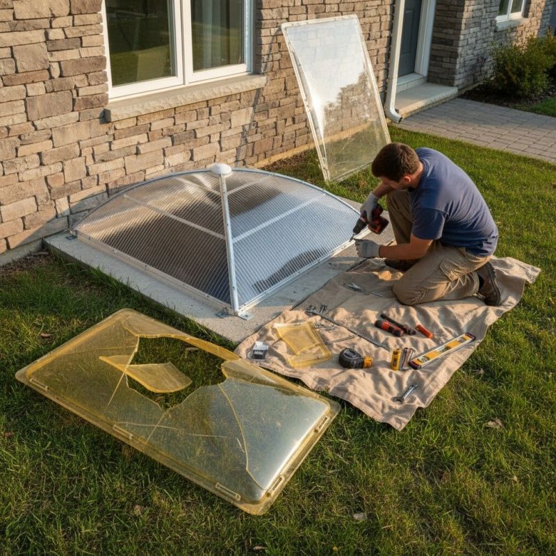 Window Well Waterproofing in Conroe, TX
